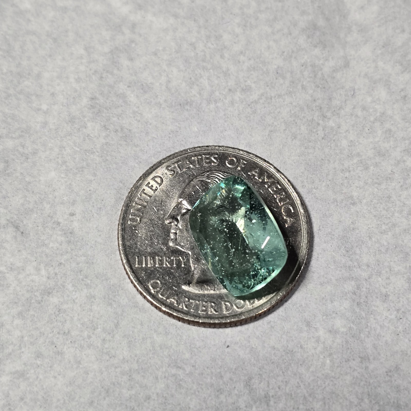 Ancient Roman Glass Cabochon Loose Rectangular Cab Jewelry Making Faceted Green
