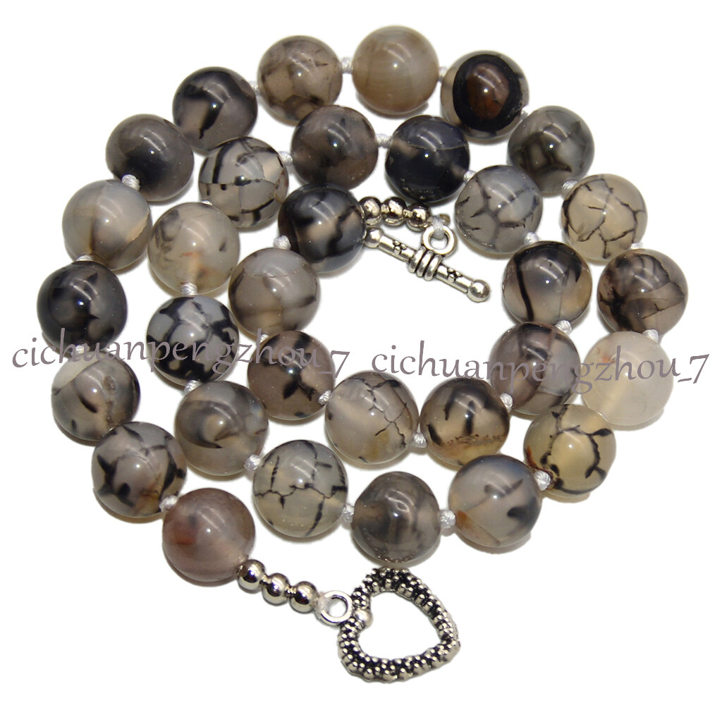 Natural 6/8/10/12/14mm Round Multicolor Gemstone Beaded Jewelry Necklace 18”