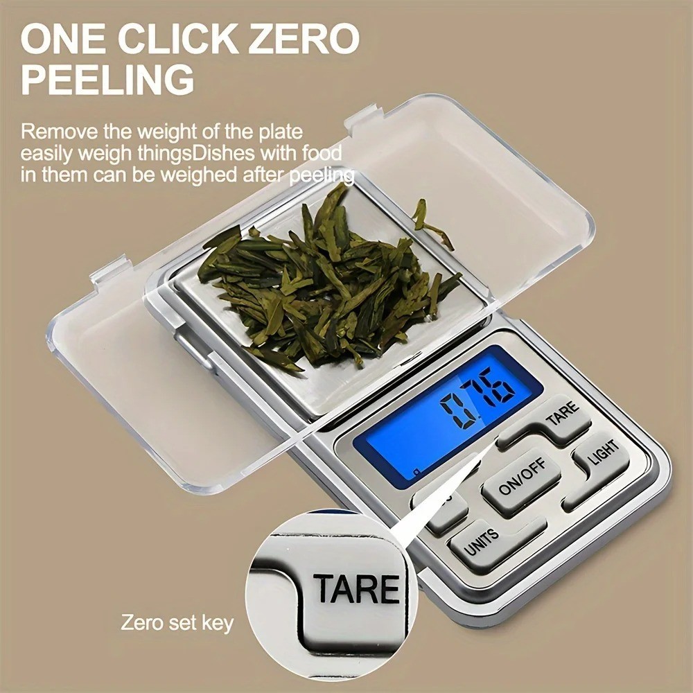 500g 0.01g Digital Pocket Scale High Precision Jewelry Weight Scale