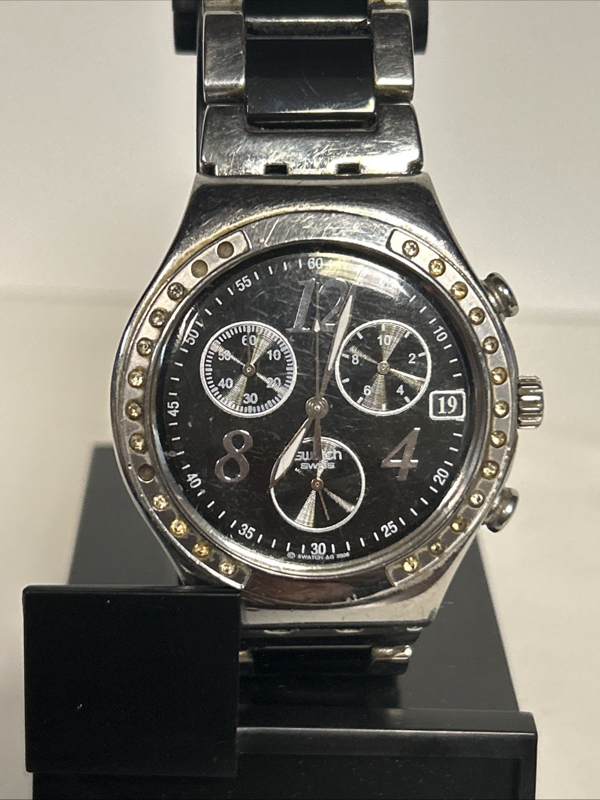 SWATCH CHRONOGRAPH HERRENUHR AG 2006 QUARZ