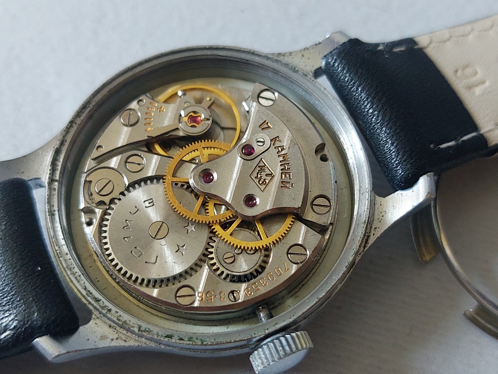 Sportivnye Stop-sec function 1956 1 МЧЗ Authentic USSR (Serviced,Oiled)