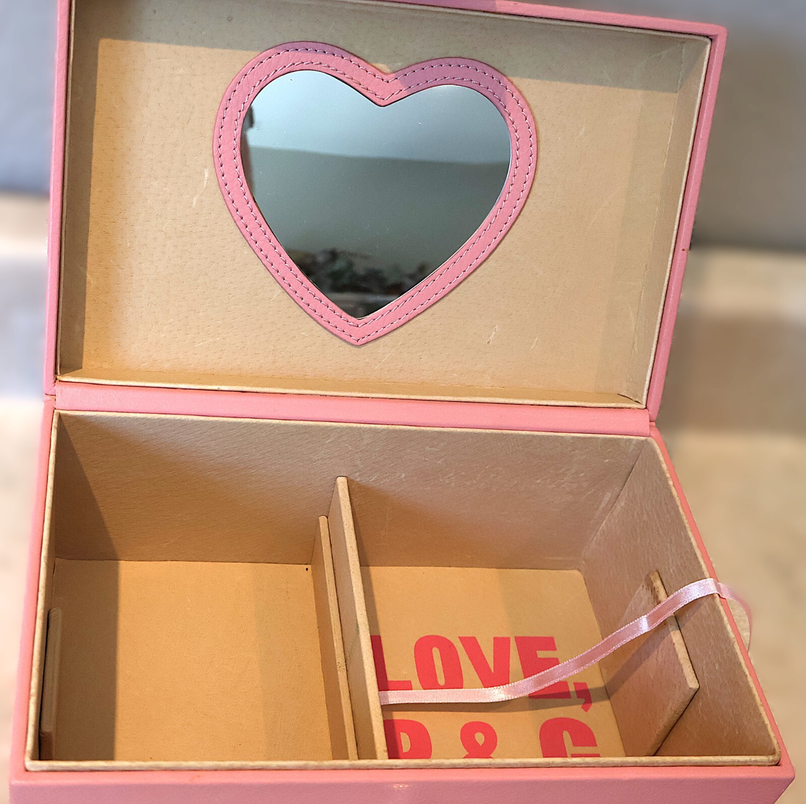 Juicy Couture Light Pink Soft Leather Train Case Jewelry Box & Storage – Vintage