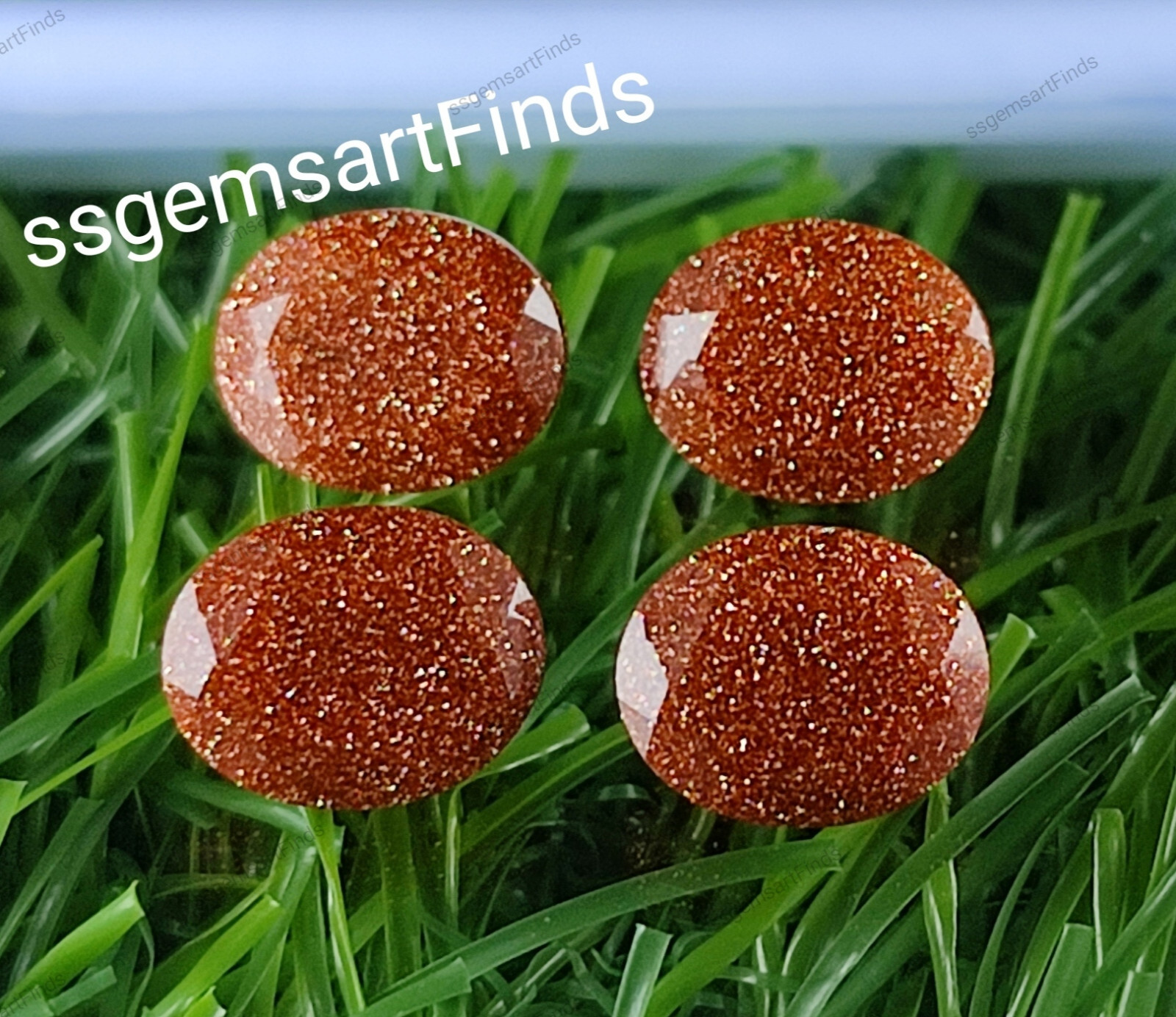Natural gold Sandstone Faceted oval Shape Loose Gemstone For Making Jewelry