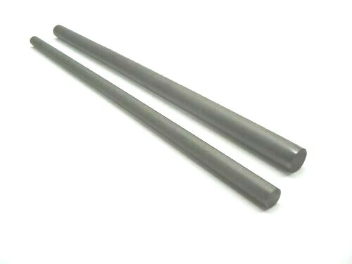 2 Carbon Stirring Rods Graphite Stir Molten Metal Melting 3/8″ & 5/8″ x 12″ USA