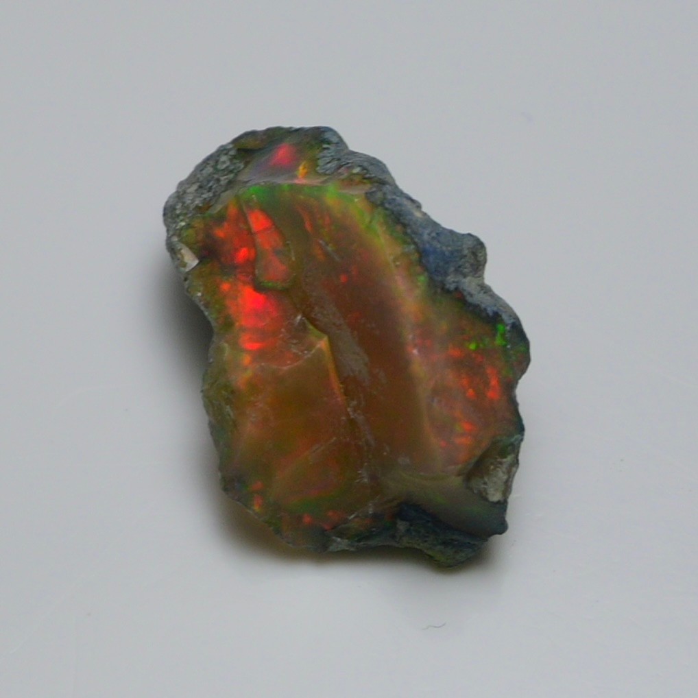 Natural Ethiopian Black Opal Rough 12.70 Ct – Ideal for Jewelry, Welo Fire Opal