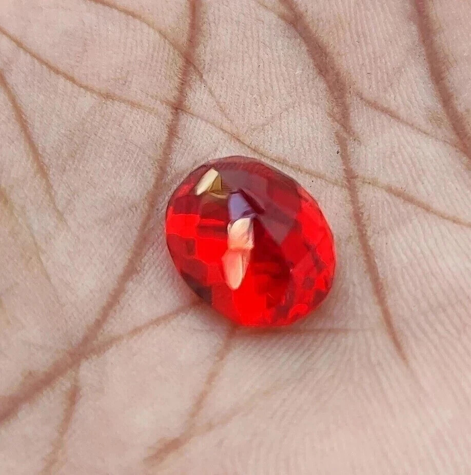BURMA Pigeon Blood Red Ruby Unheated 10-12 Ct Natural Certified Loose Gemstone