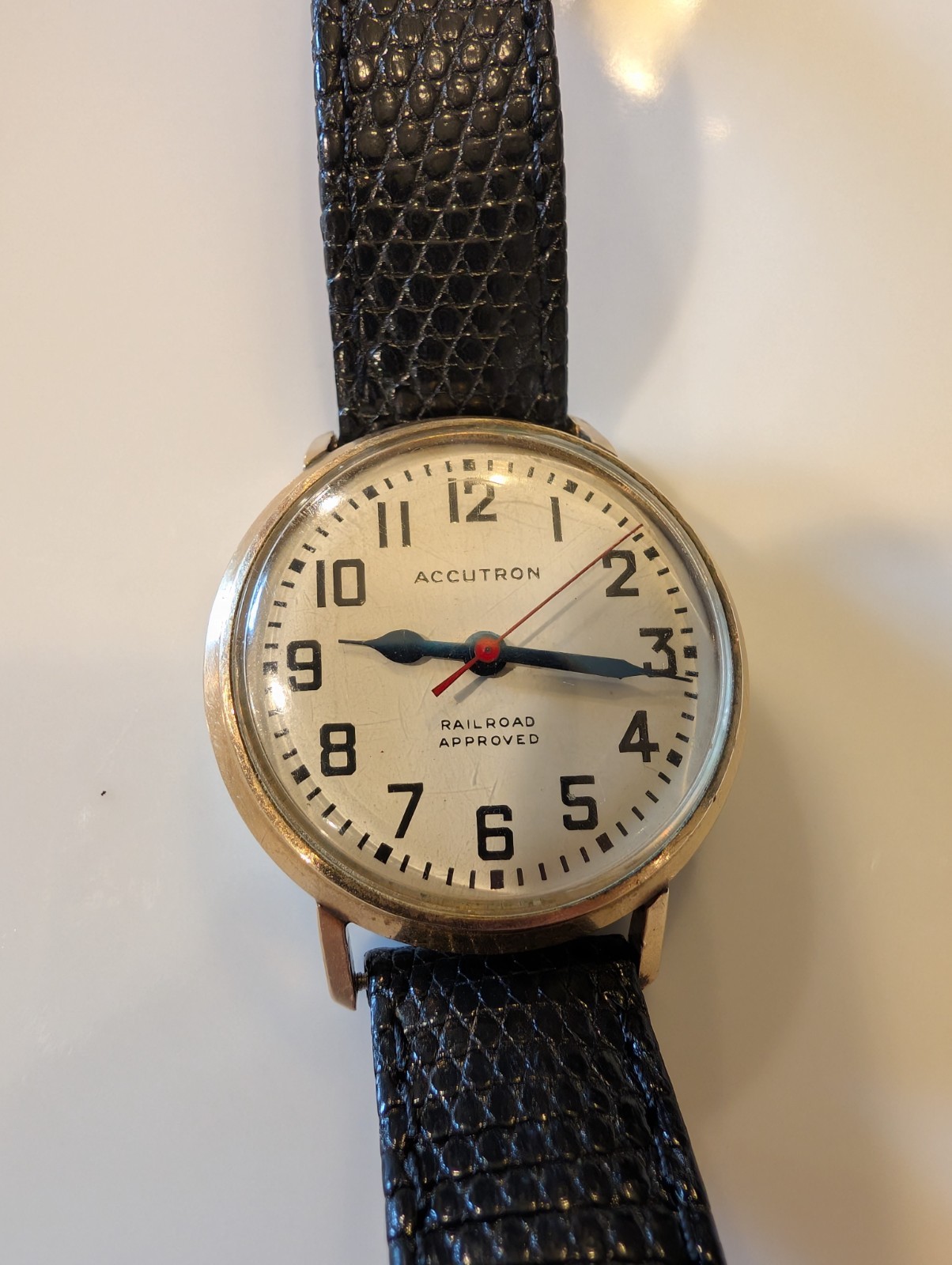 1963 Bulova Accutron Railroad Approved 214 M3 Gold Filled Running & Phased 1.55V