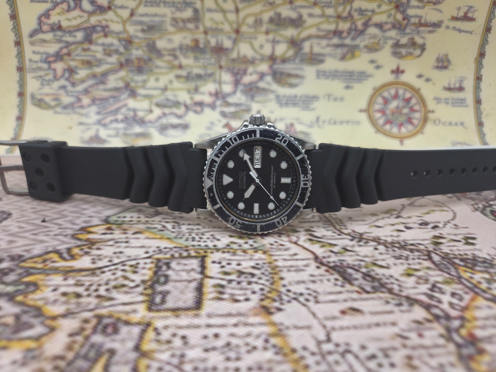 Seiko Mens Automatic Watch SKX031 Scuba Divers JDM 7S26-0040 c.July 1996 BOXED