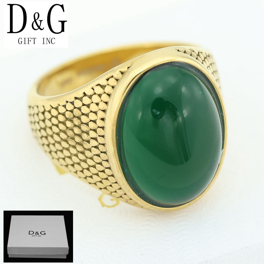 Men’s Stainless Steel.Green Jade Stone,Wedding Rings #8-12 Gold Plated +Box
