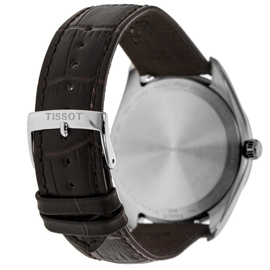 New Tissot PR 100 Quartz Silver Dial Brown Men’s Watch T150.410.16.031.00