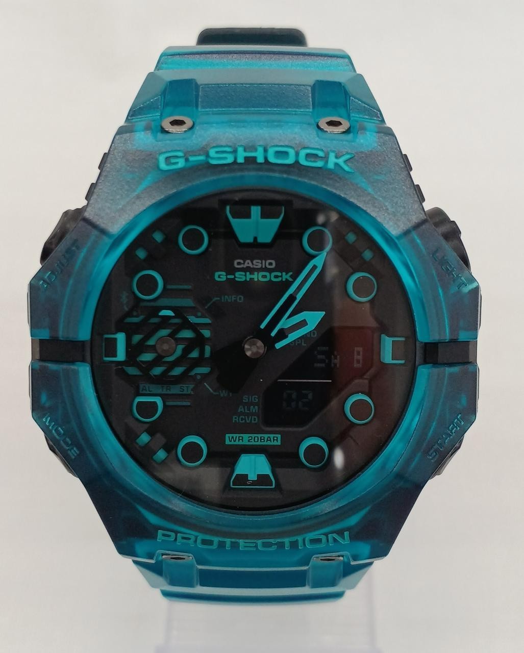CASIO G-SHOCK GA-B001G-2AJF Turquoise Skeleton Bluetooth Analog Digital Watch