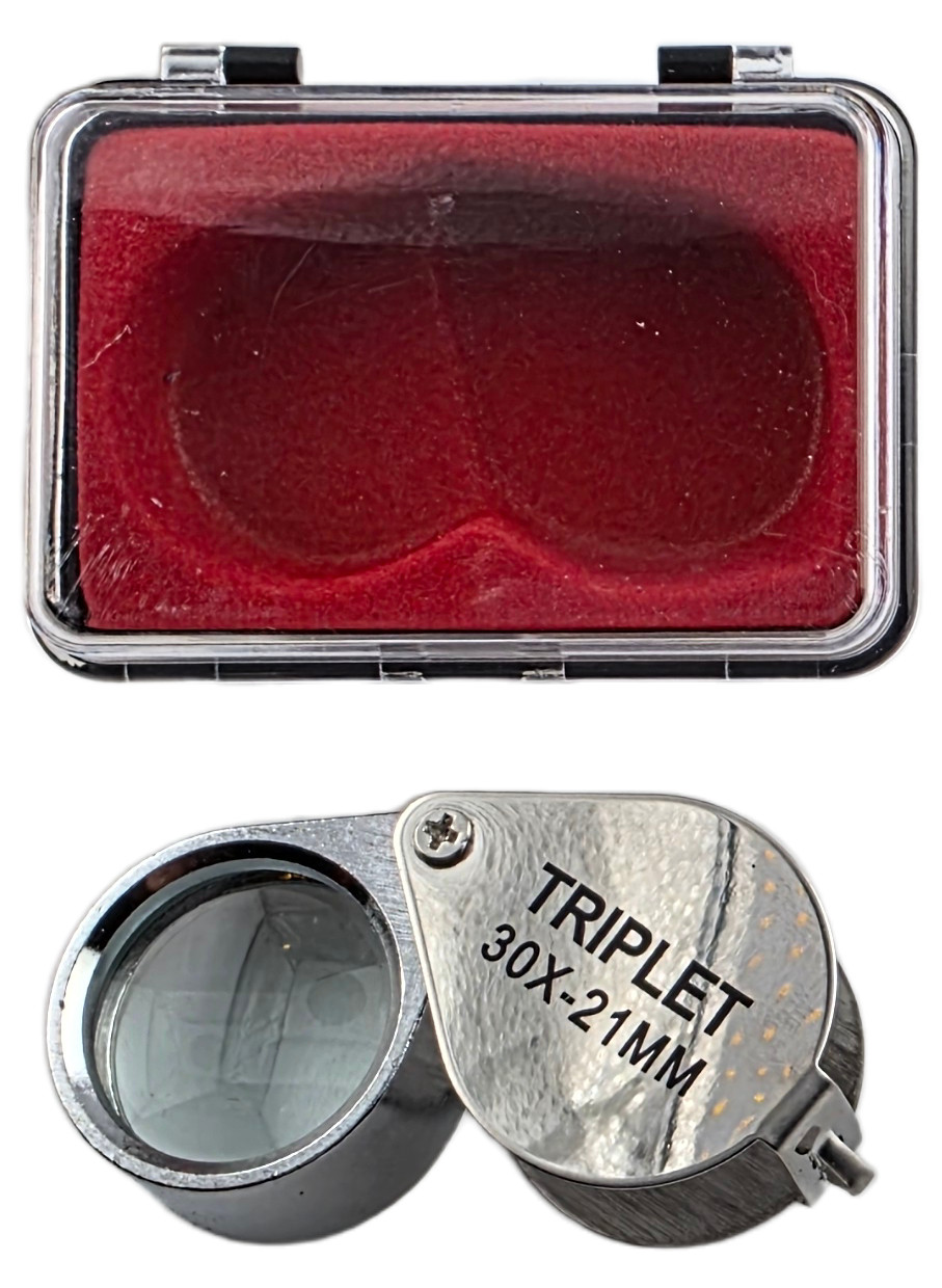 Gold Silver Platinum Testing Kit + 30x Eye Loupe +Coin Bar Jewelry Magnet Tester
