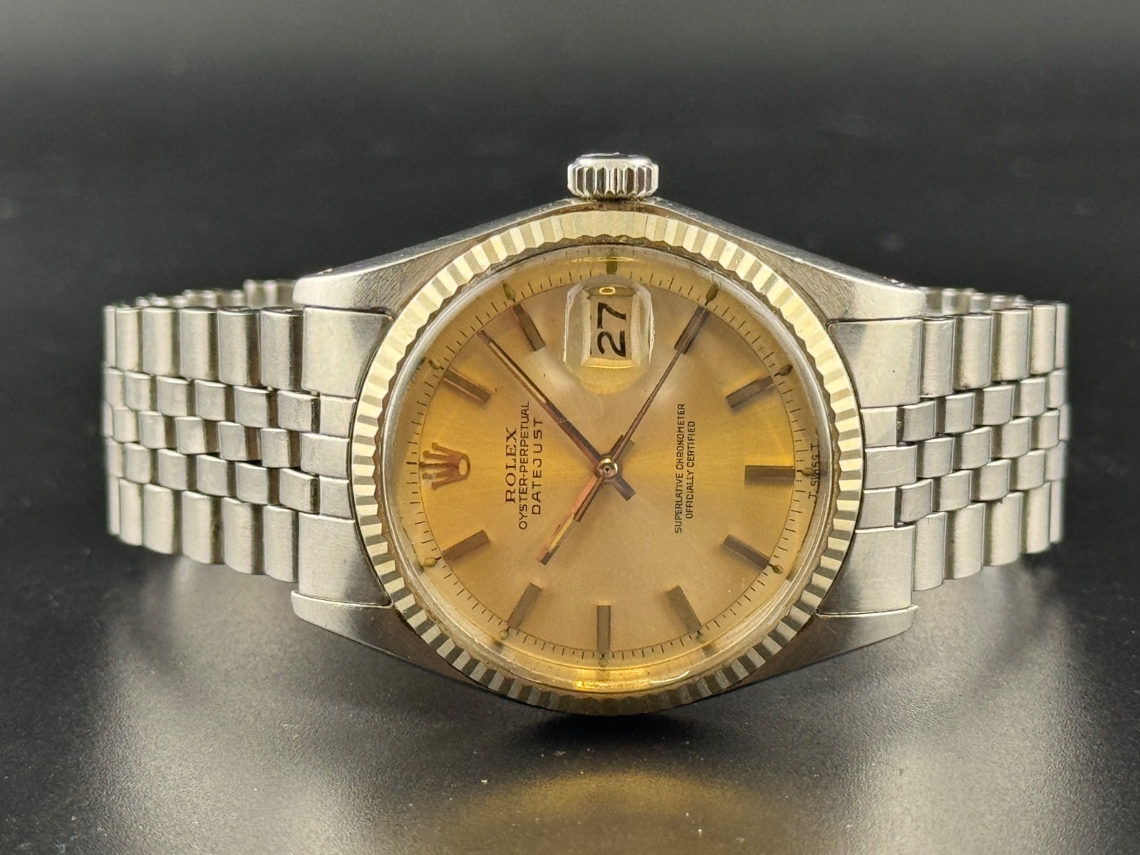 Rolex Datejust 1601 Vintage Jubilee Automatic Steel 36mm Silver Dial