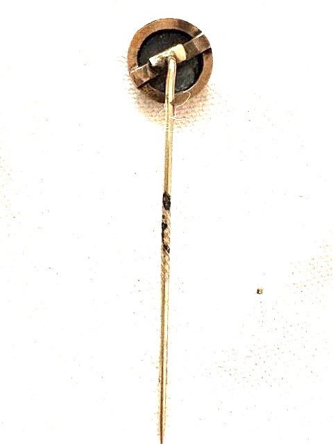 Victorian Minature Pietra Dura Forget Me Not Stickpin