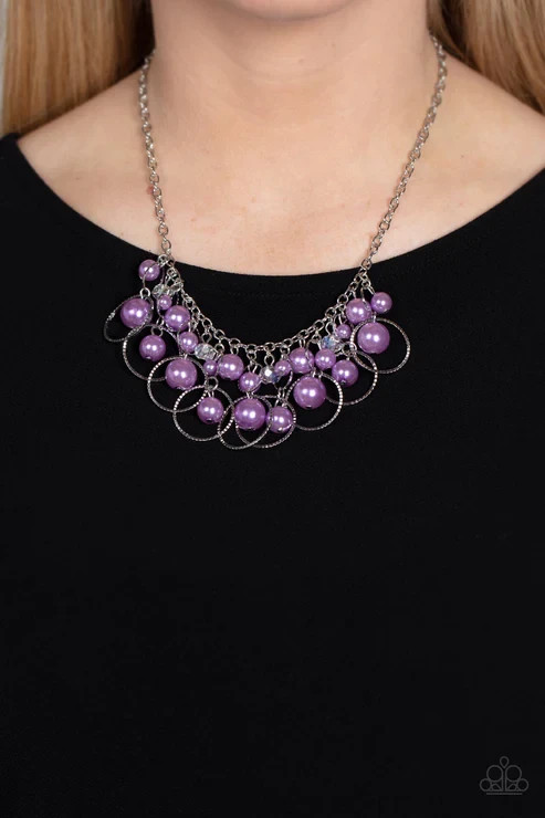 Paparazzi – Ballroom Bliss – Purple Necklace