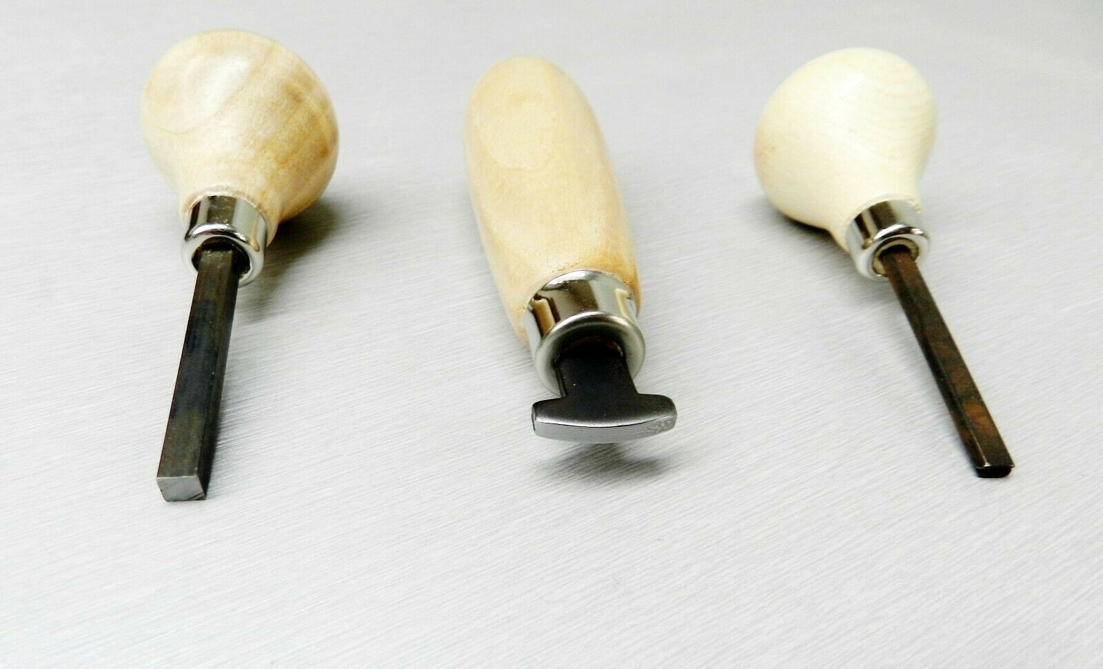 Bezel Setting Tools 3pc Set includes Prong Pusher Bezel Pusher & Bezel Roller A1