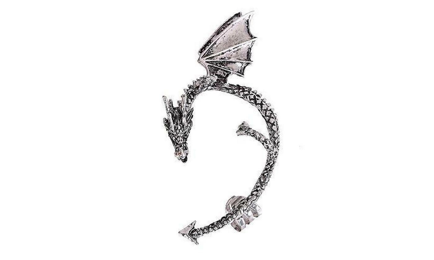1pc Dragon Ear Cuff Earring Glow In Dark Game of Thrones Climber Cartilage Wrap