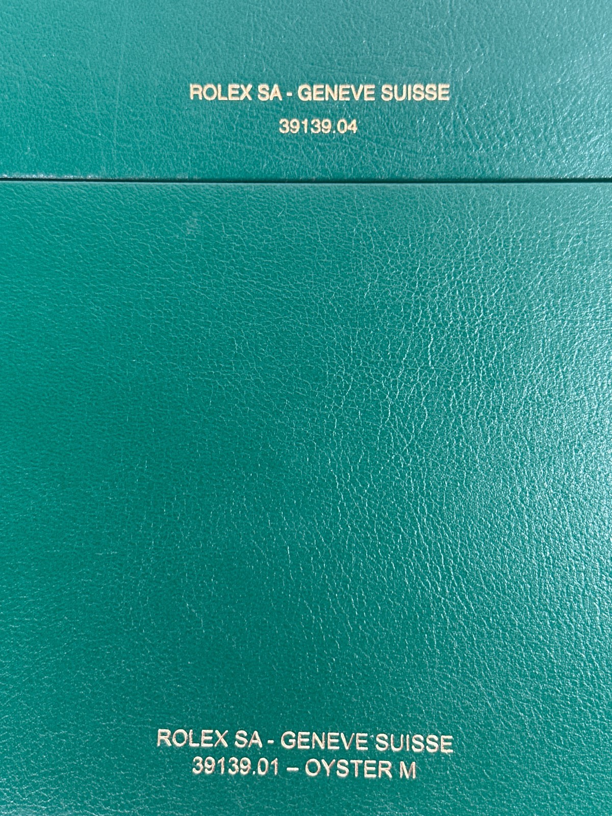 VINTAGE GENUINE ROLEX watch box case 20 set wave 39139.04 39139.01 260330002dA