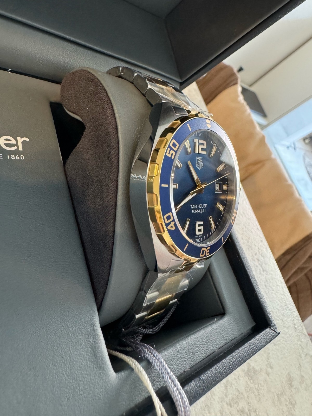 TAG Heuer Formula 1 Quartz Steel Blue Gold Men’s Watch WAZ1120.BB0879