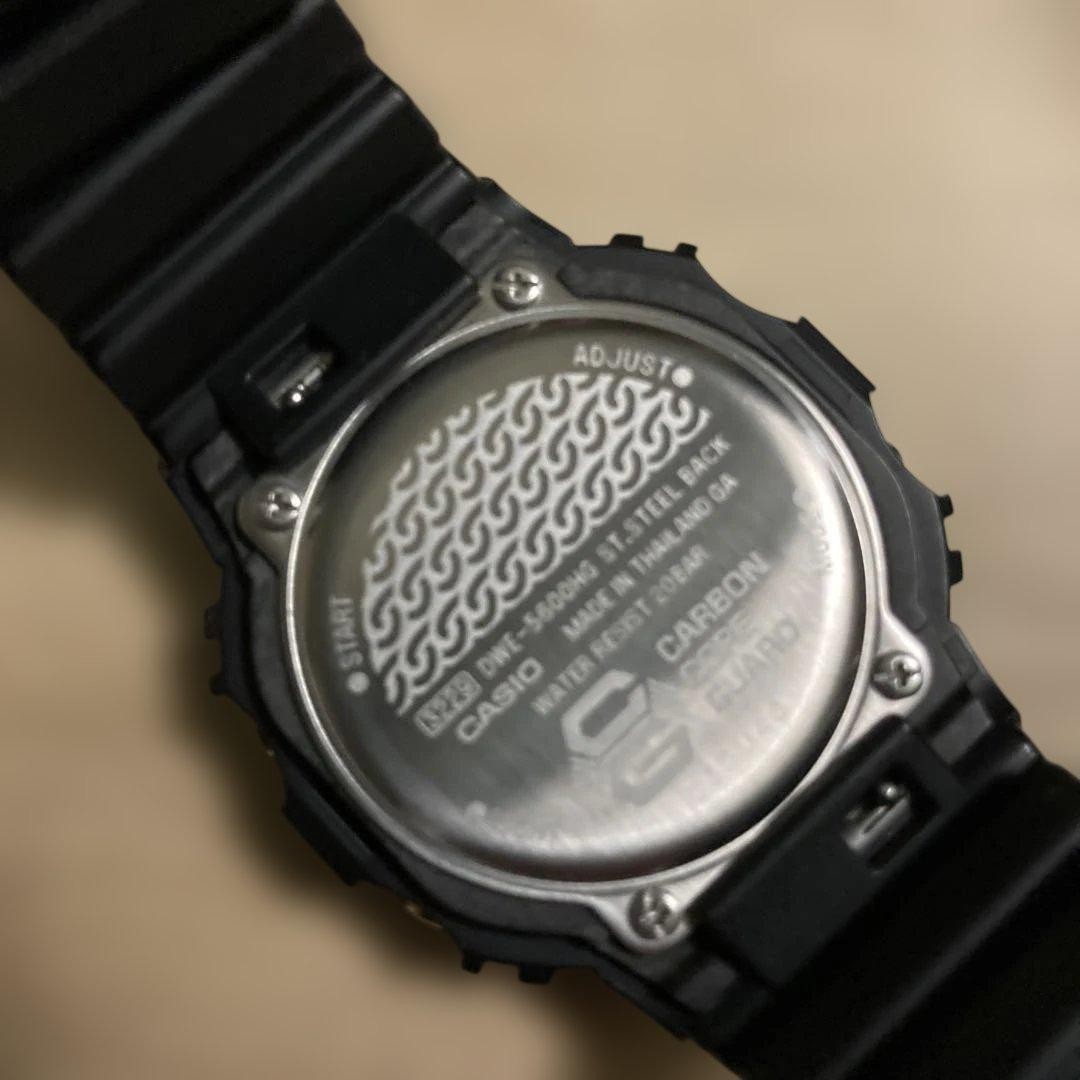 CASIO G-SHOCK DWE-5600HG Black Gold Digital Watch Carbon Core