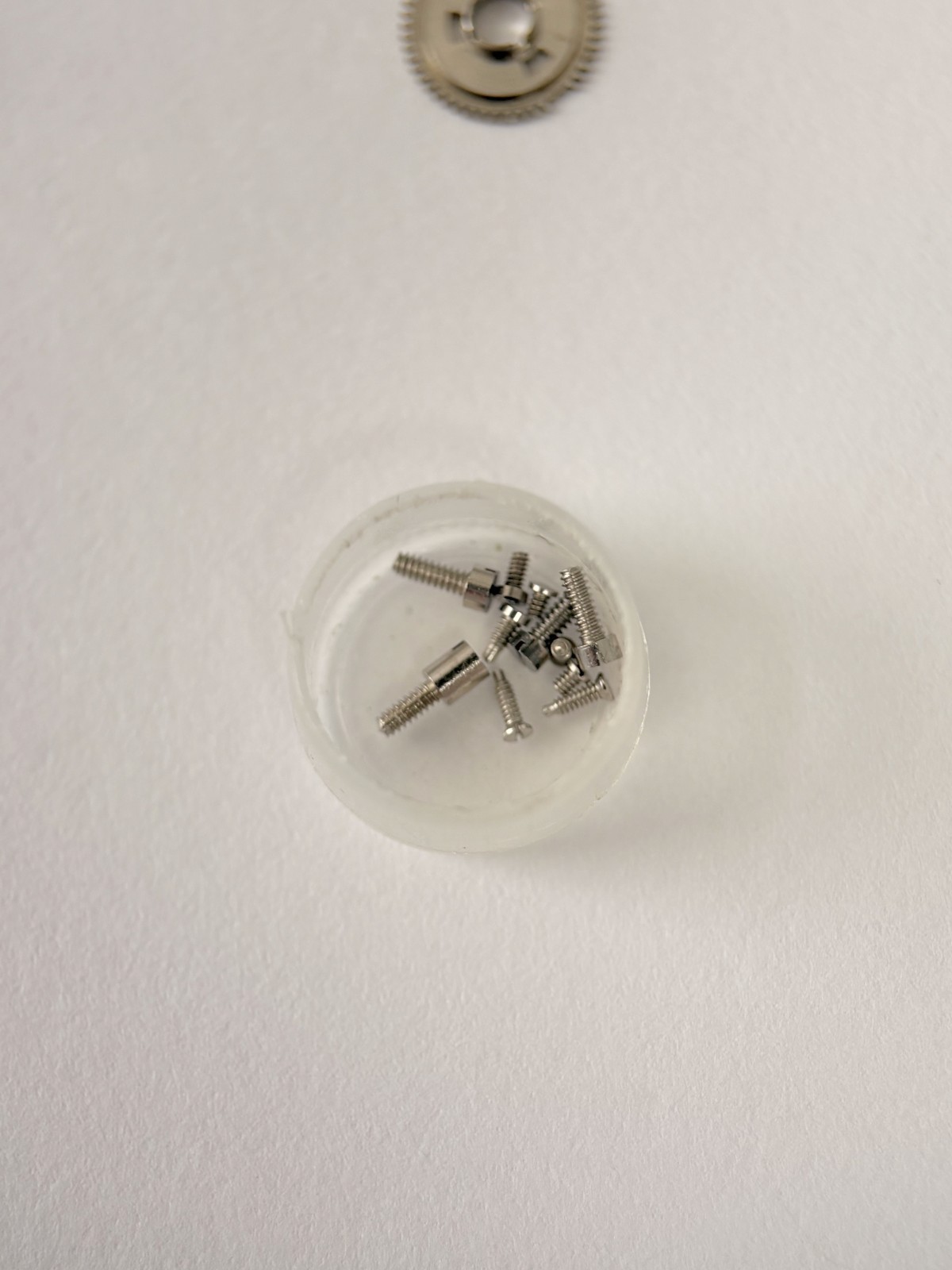 Jaeger LeCoultre Cal 814 Memovox Alarm Movement Part Balance Fork Barrel Wheel 2