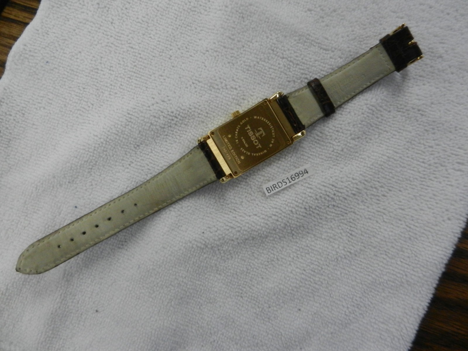 LIMITED EDITION MENS TISSOT 18K GOLD LISBOA CHRONOMETER MENS WATCH H 694.333