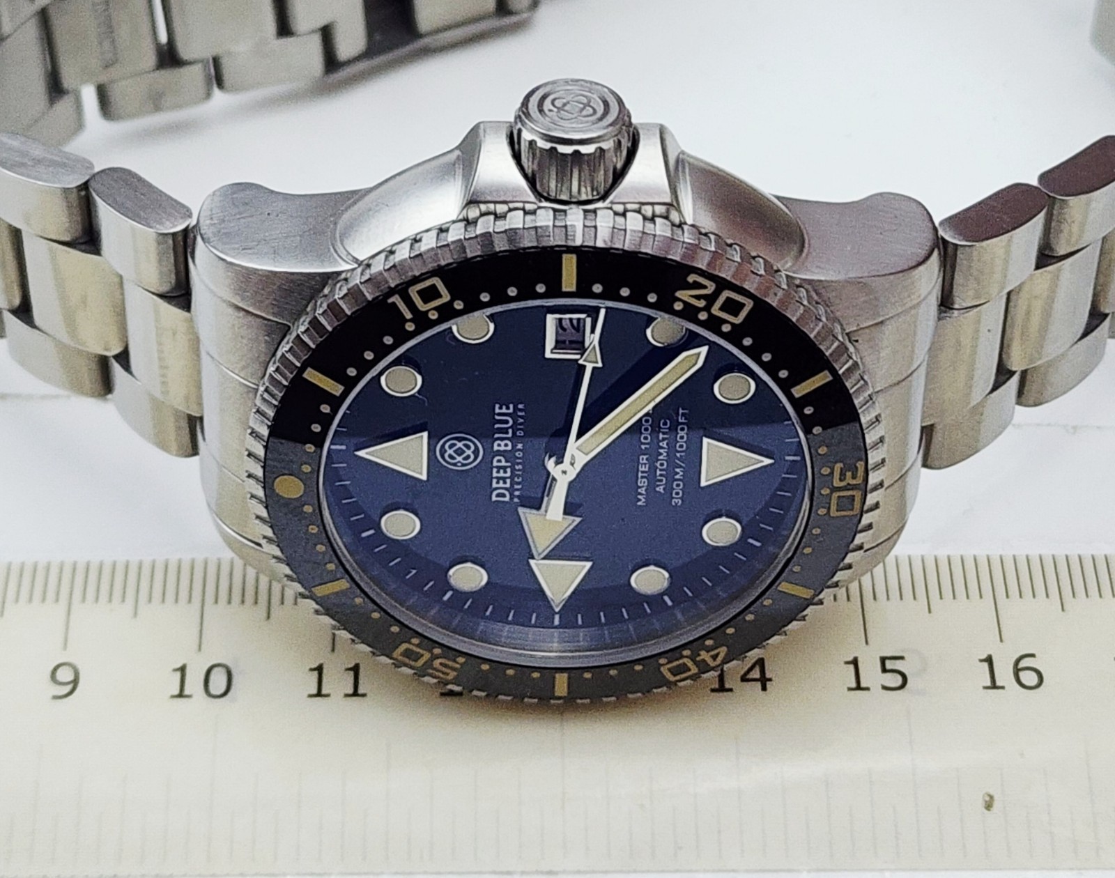 Men’s AUTOMATIC Watch DEEP BLUE “Diver Master 1000 II”