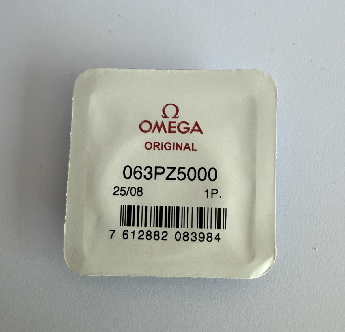 Original Omega Silver Tension Ring 29.6mm Crystal 063PZ5000 SEALED