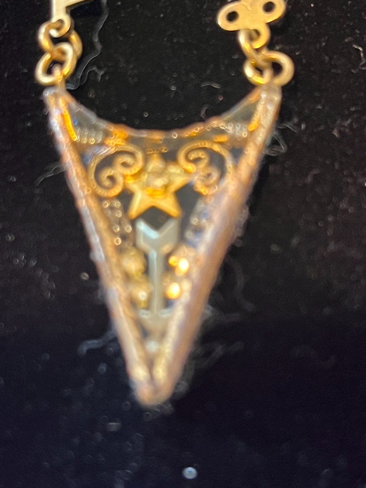 Vintage John Wind Maximal Art pin with signature