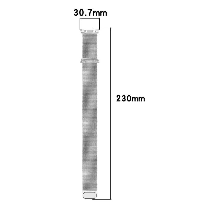 Milanese Loop Strap Watch Band + PC Case For Samsung Galaxy Watch 8 / 8 Classic