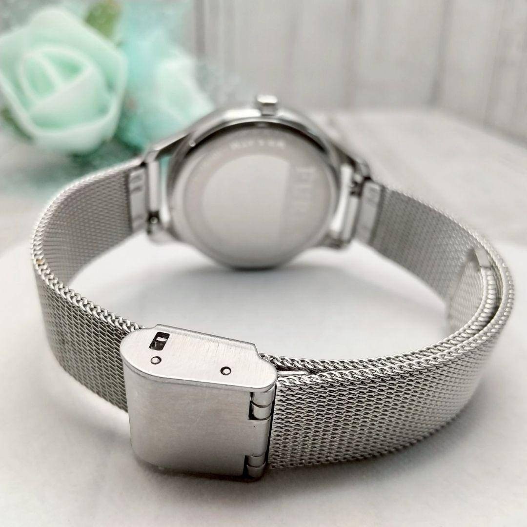 Working Item Furla Wristwatch Ladies’ Unisex Brand Logo Mesh Belt