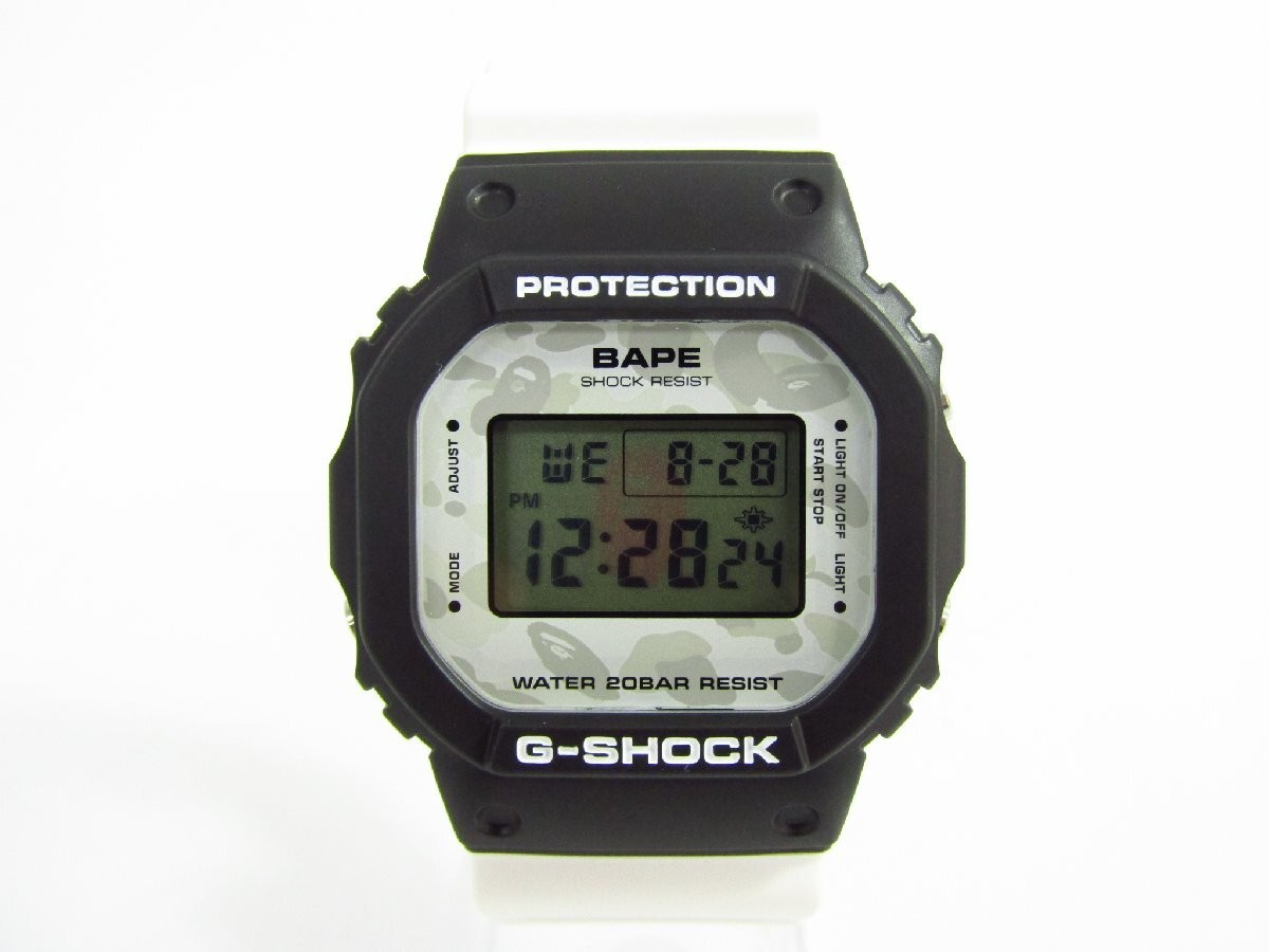 CASIO G SHOCK A BATHING APE NFS Limited 07SS DW 5600VT Watch AC25296
