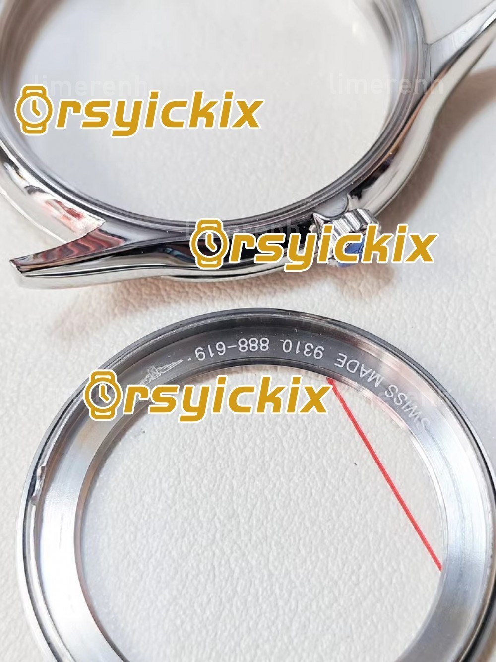 38.5mm Stainless watch case For Flagship 2892 Movement