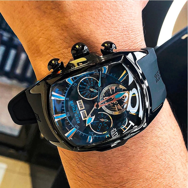 RGA3069 Automatic Tourbillon Watch Men 316L Stainless Steel
