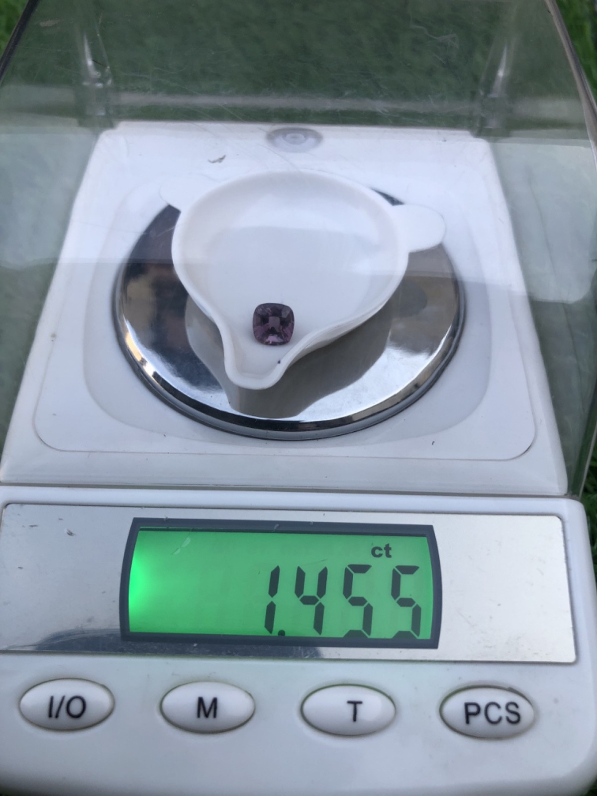 Natural Purplish Pink Spinel 1.44ct Cushion Cut Burma | Transparent Loose Gem