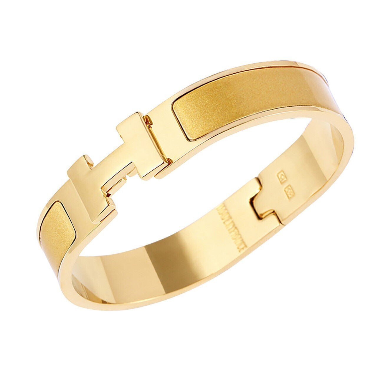 COOL NEW High Quality Classic Luxury Stainless Steel H-buckle Bracelet Size 17cm