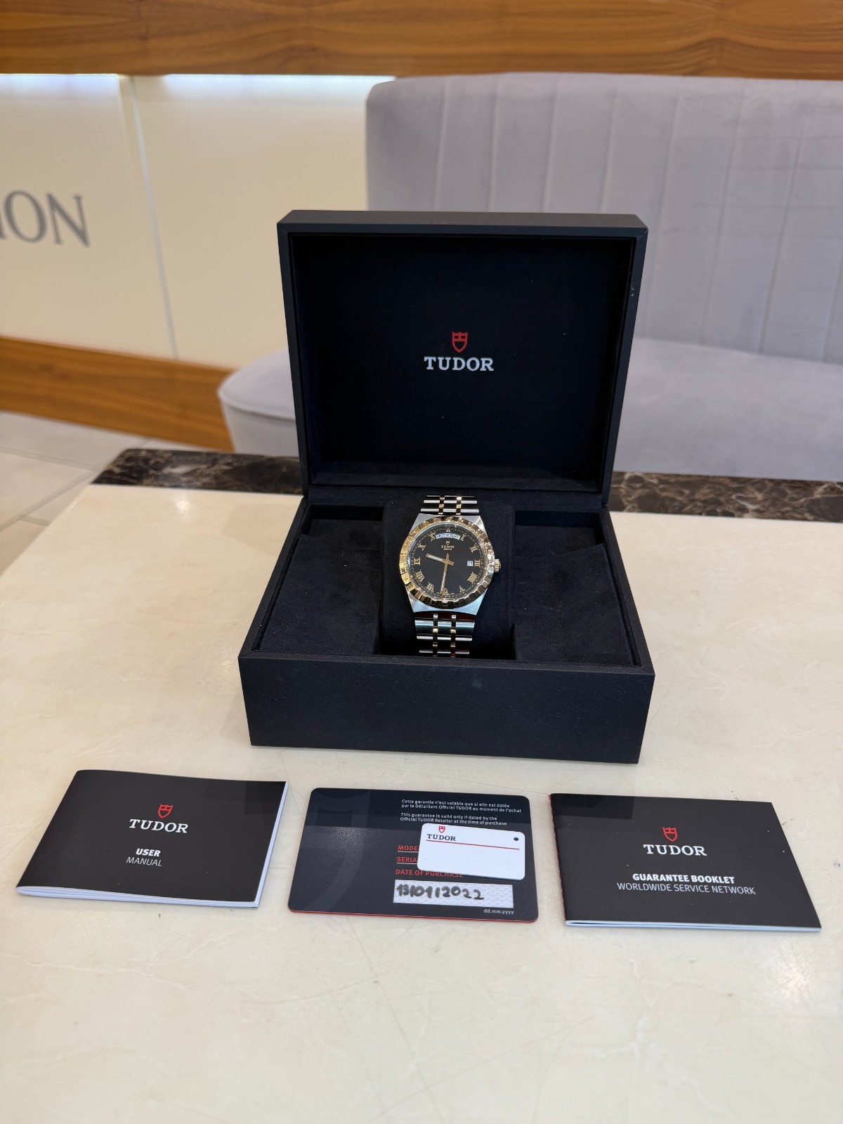 Tudor Royal 41 Steel & Gold Black Dial (2022 Box & Papers) 28603