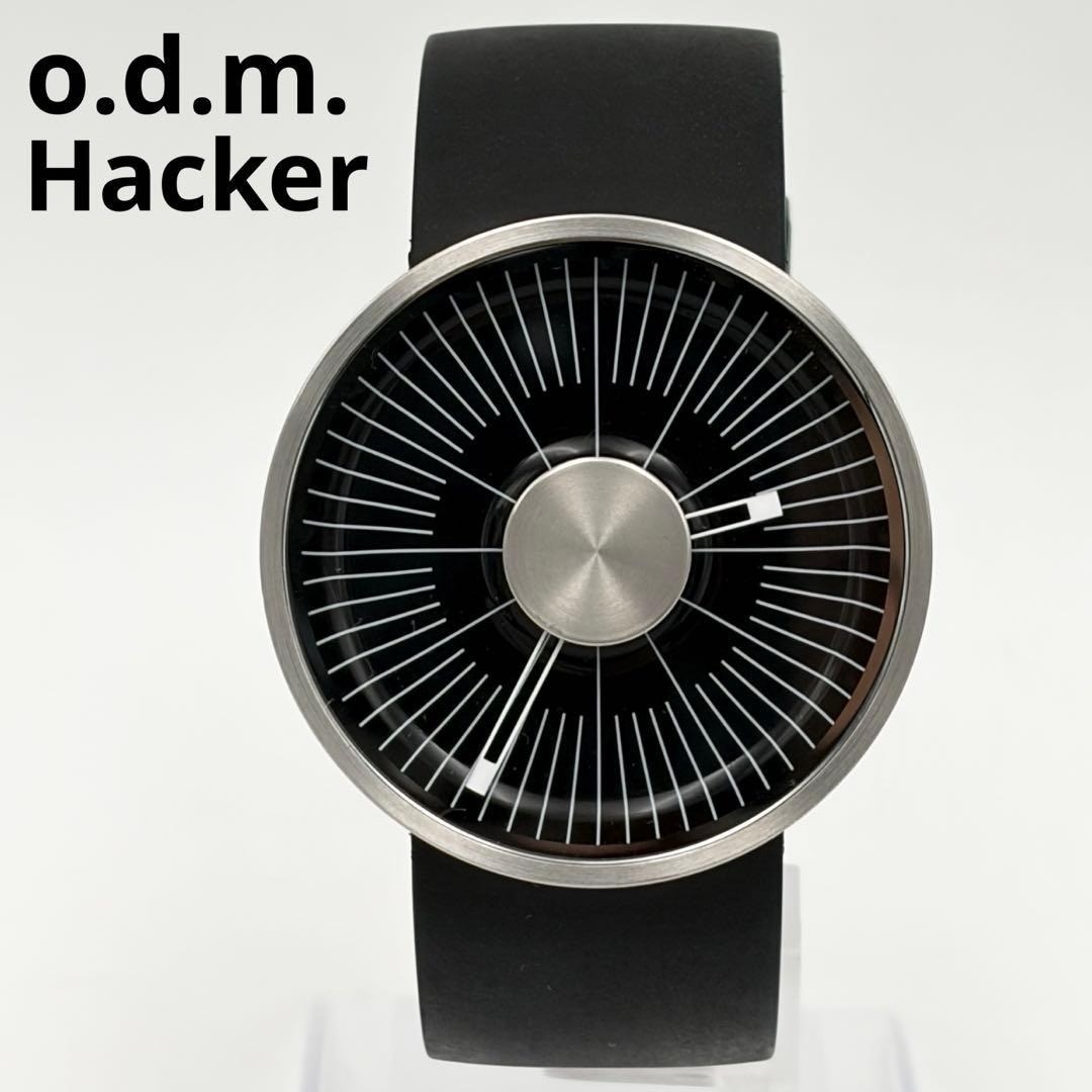 O.D.M. Hacker Watch Michael Young Collab MY03-01 Black Quartz Wristwatch