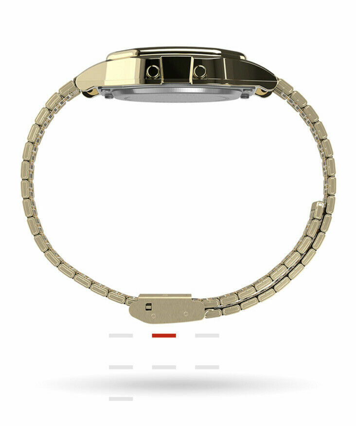 Timex T80 x PAC-MAN™ – 34mm Stainless Steel GOLD TONE Watch – BRAND NEW RARE!