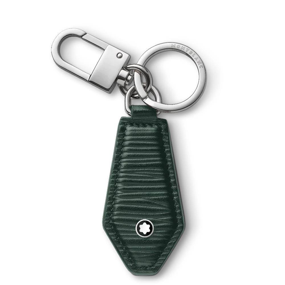 Montblanc Meisterstuck 4810 130939 Key Fob Green Leather Diamond Keychain