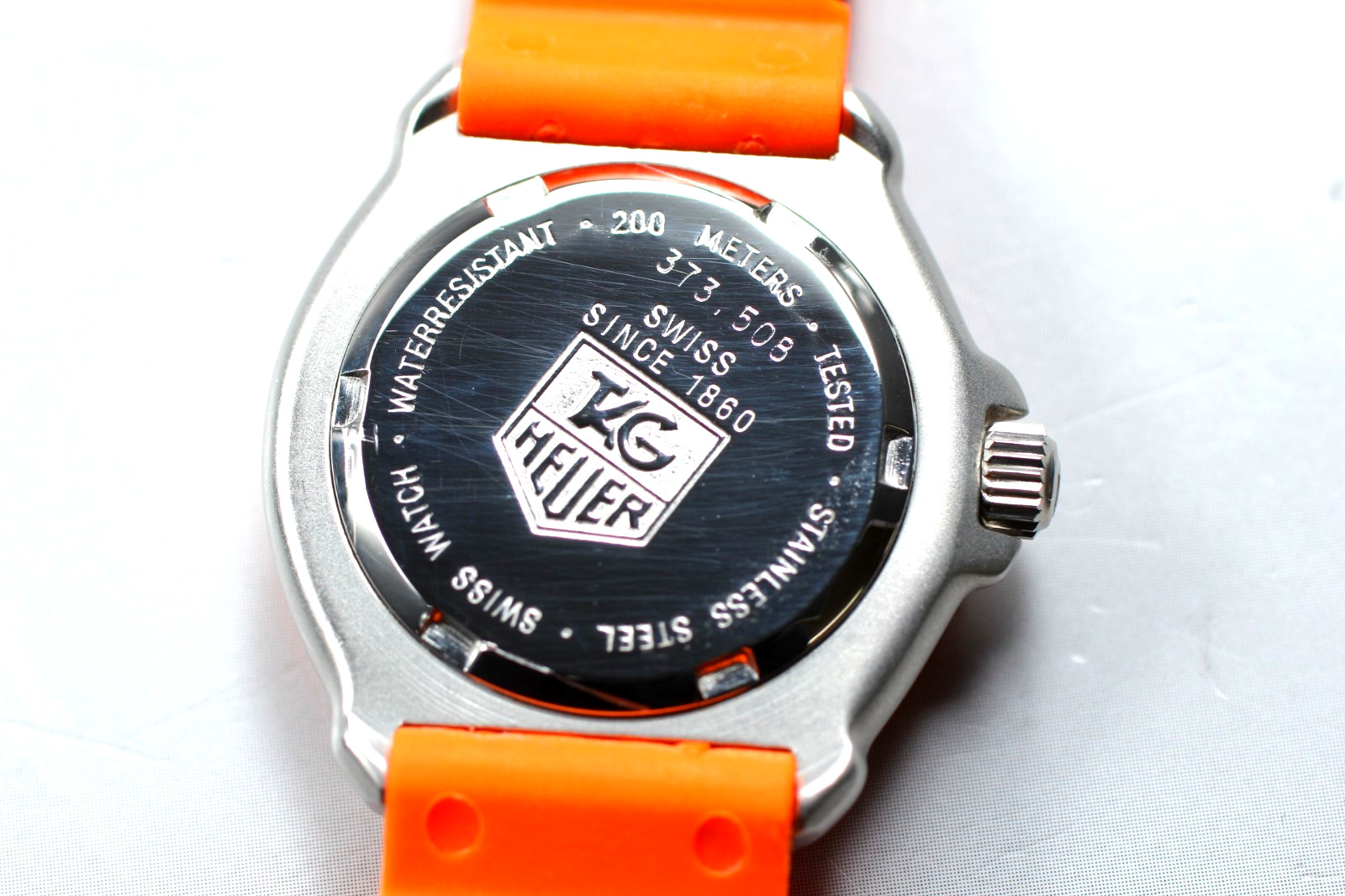 TAG Heuer 373.508 Formula 1 Professional 200m Orange 30mm Quartz Women’s Watch