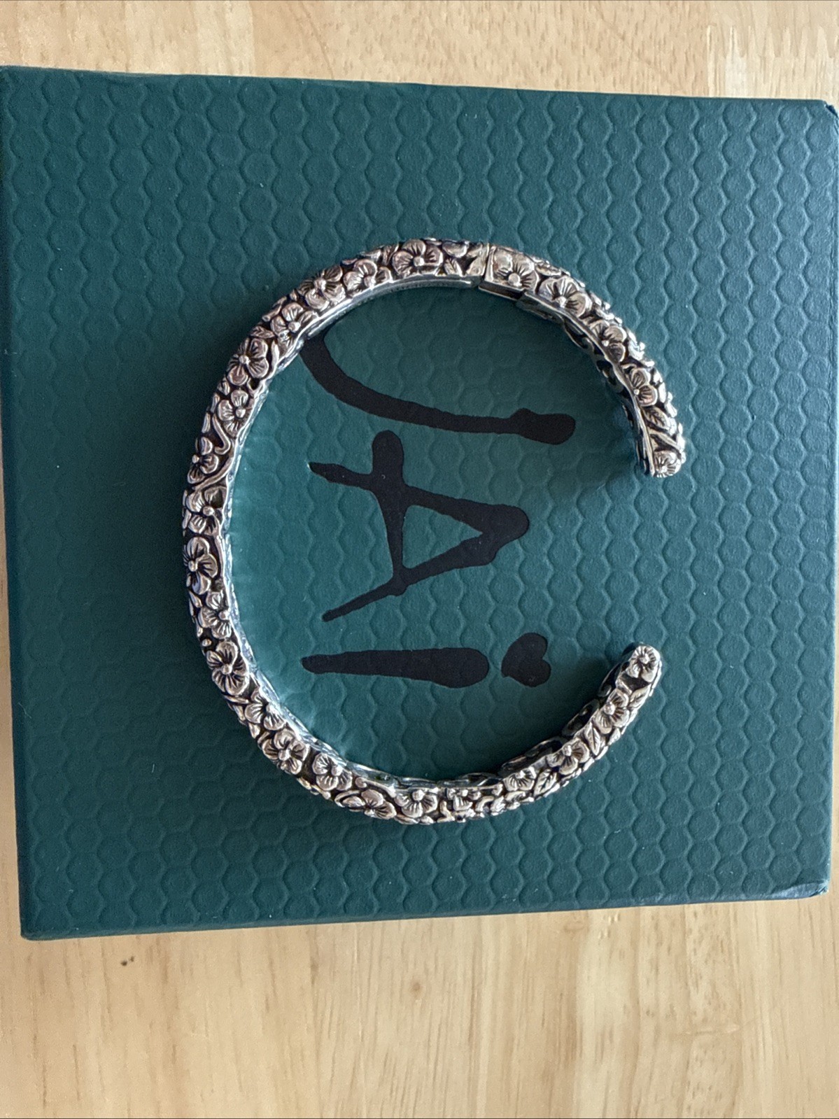 Jai John Hardy Floral Cuff Bracelet size small