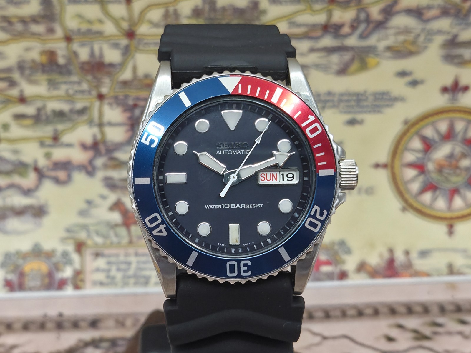 Seiko Mens Automatic Watch SKX033 Scuba Diver 100m 7S26-0040 c.November 1997 BOX