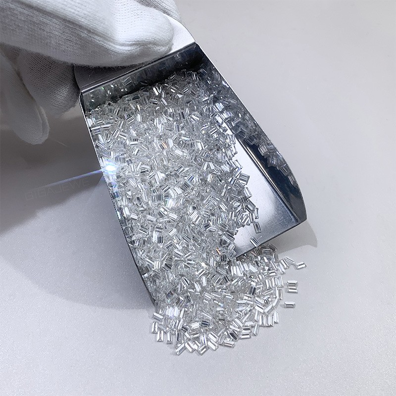 5~20pcs VVS1 D Color Excellent Baguette Cut Moissanite Loose Gemstones