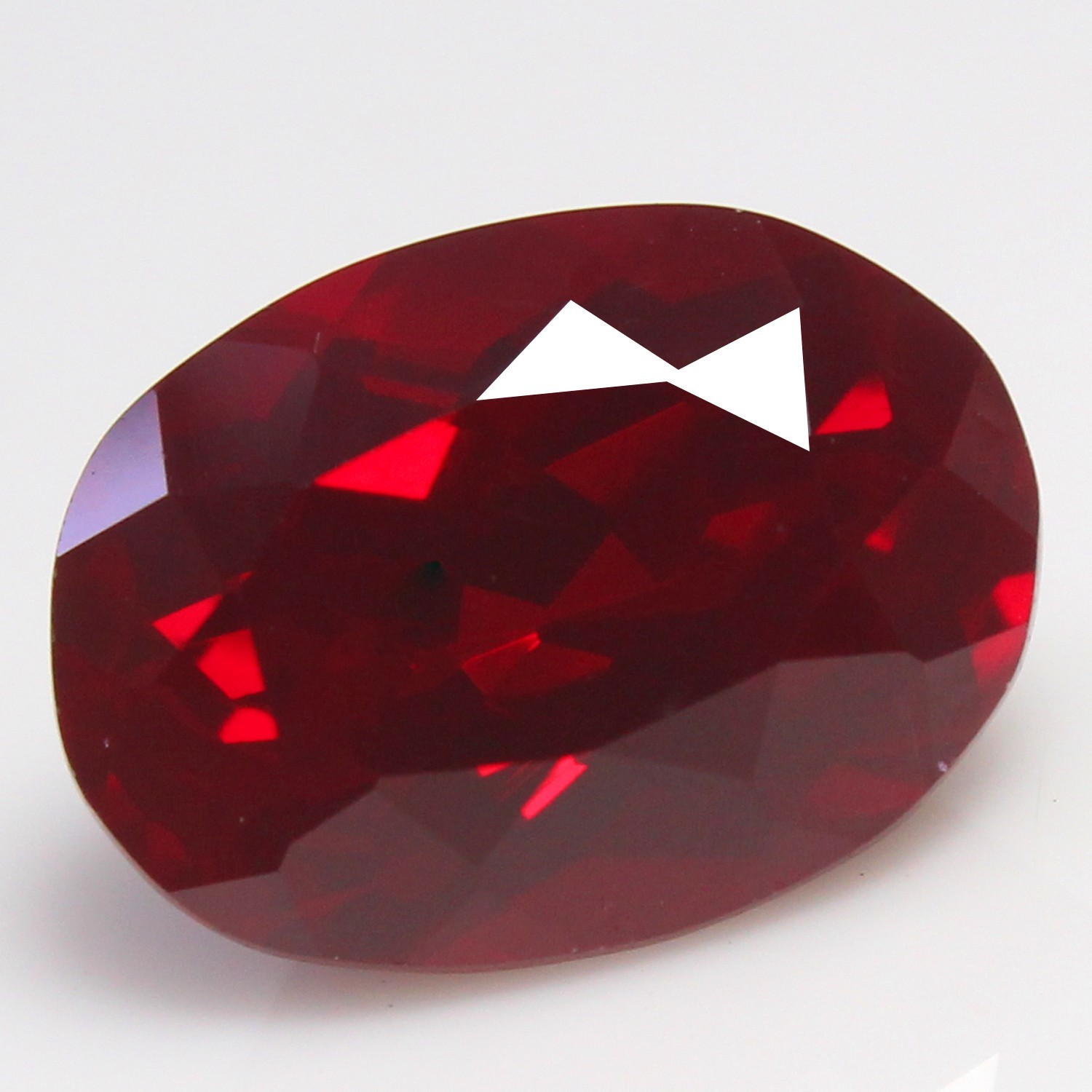 Natural 8.70 Ct Certified Myanmar Deep Red Ruby 13×10 MM Oval Unheated Gemstone