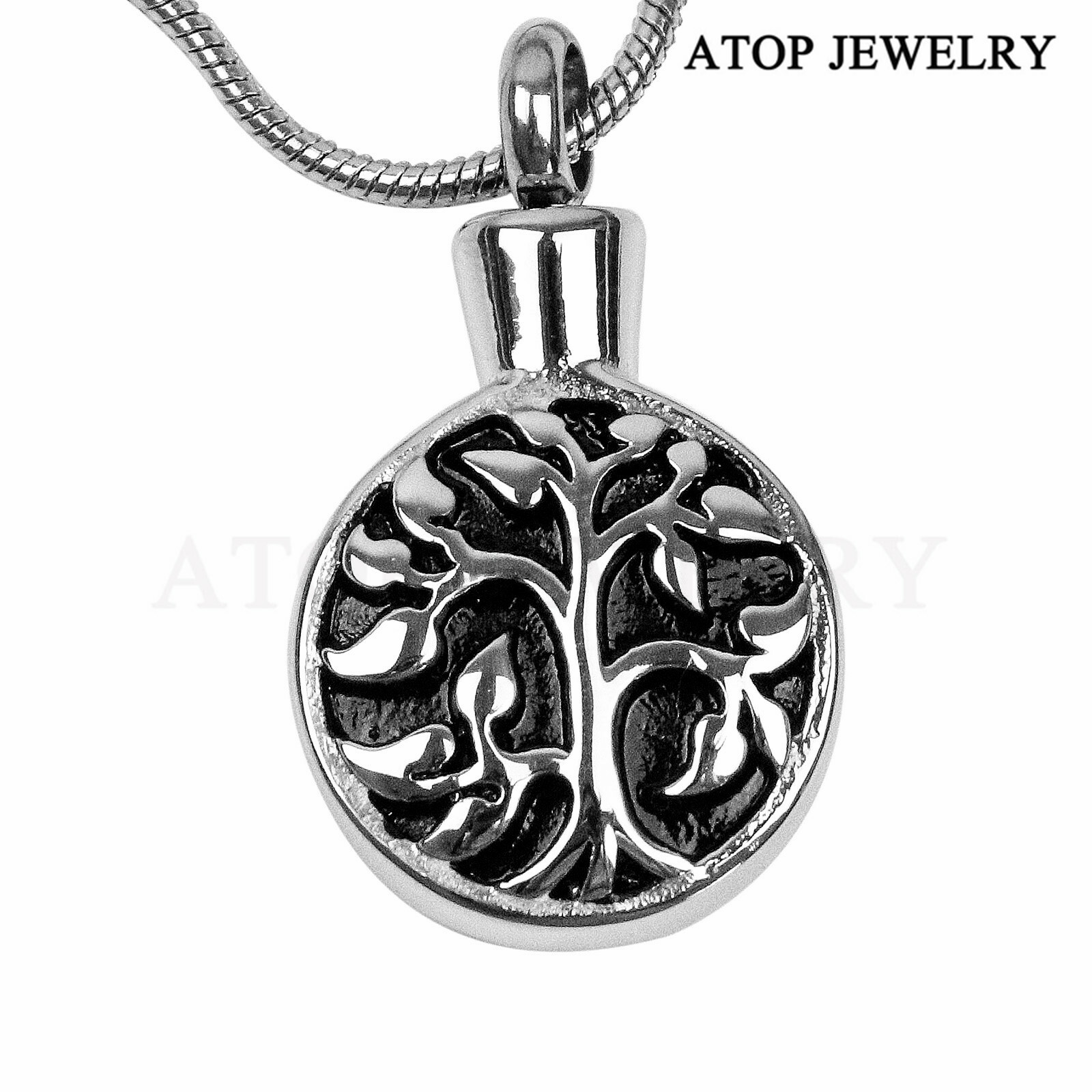 NEW Tree of Life Cremation Jewelry – Urn Necklace for Ashes – Keepsake Memorial