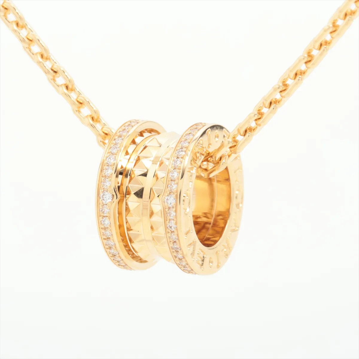 Bvlgari B.Zero 1 Lock diamond Necklace 750(YG) 25.0g