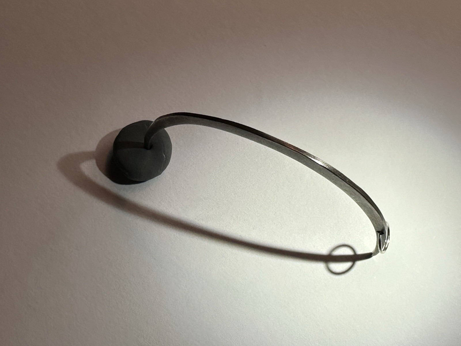 Handmade Sterling or 999 Silver Crescent Pendant, 2+ in from Etsy Boutique