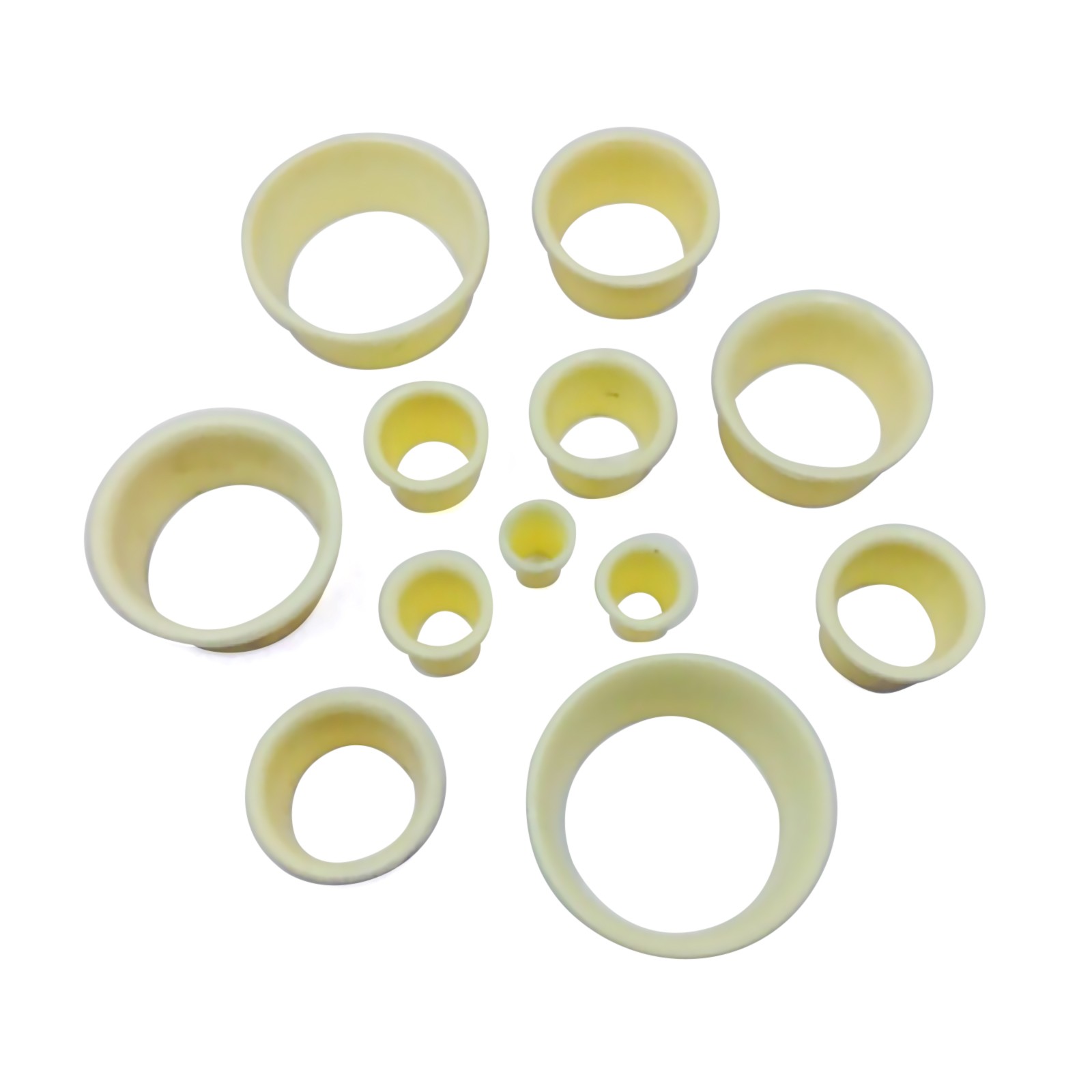 12x Wristwatch Repair Adjust Tool Plastic Stackable Cup Watch Movement Holder