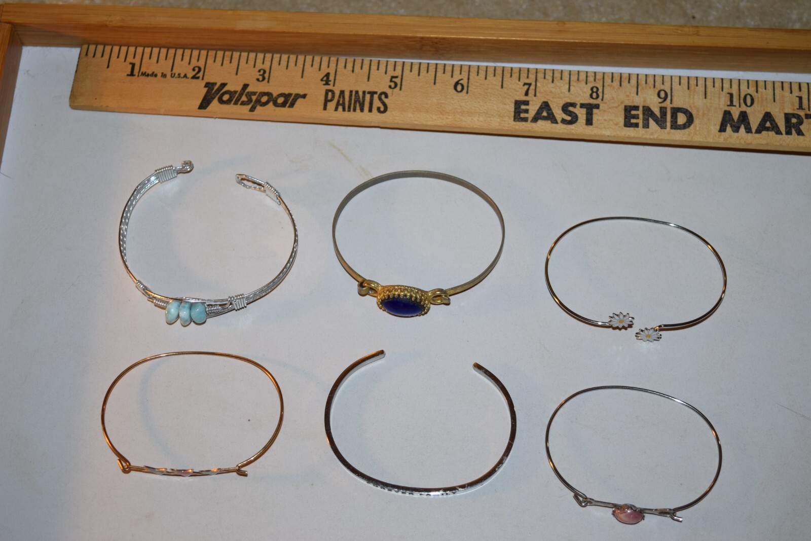 Vintage to now lot of 6-1 signed Avon stone bracelets